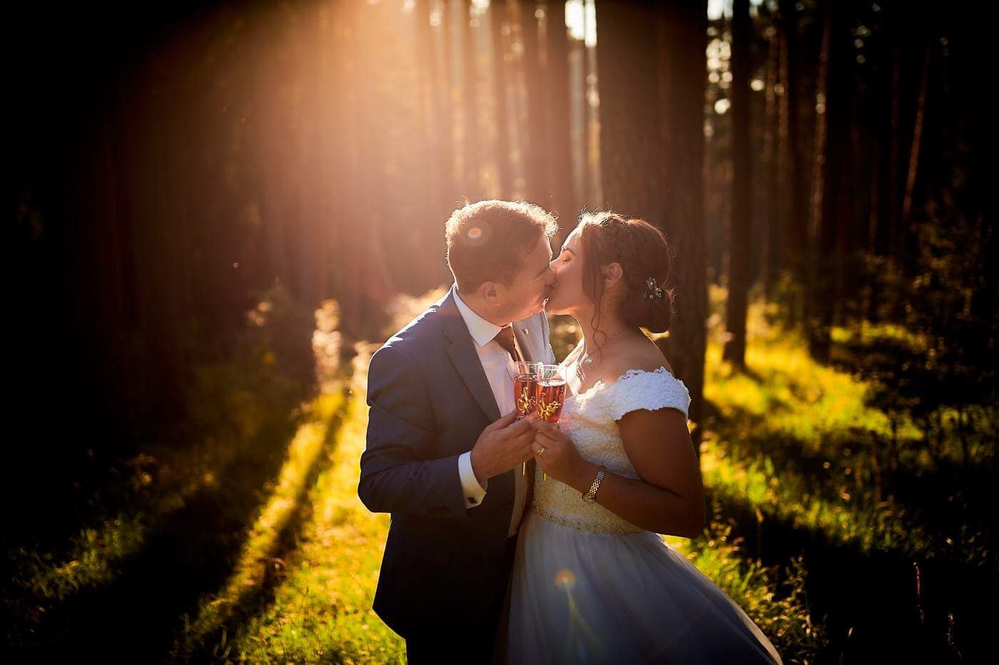 Fotografii romantice de nunta